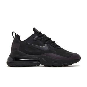 NWOB NIKE Air Max 270 React 'Triple Black' Running Shoes Size 8.5